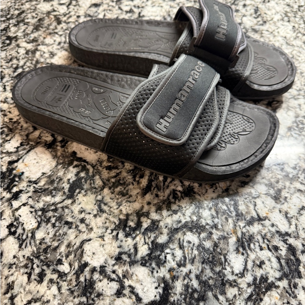 Adidas BoostHuman Race Pharrell Slides Size 11